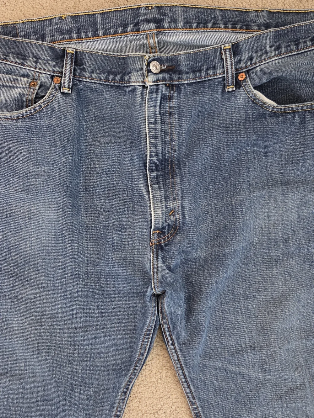 Vintage Levi's 505 Blue Classic Relaxed Jeans Men's 44 x 30